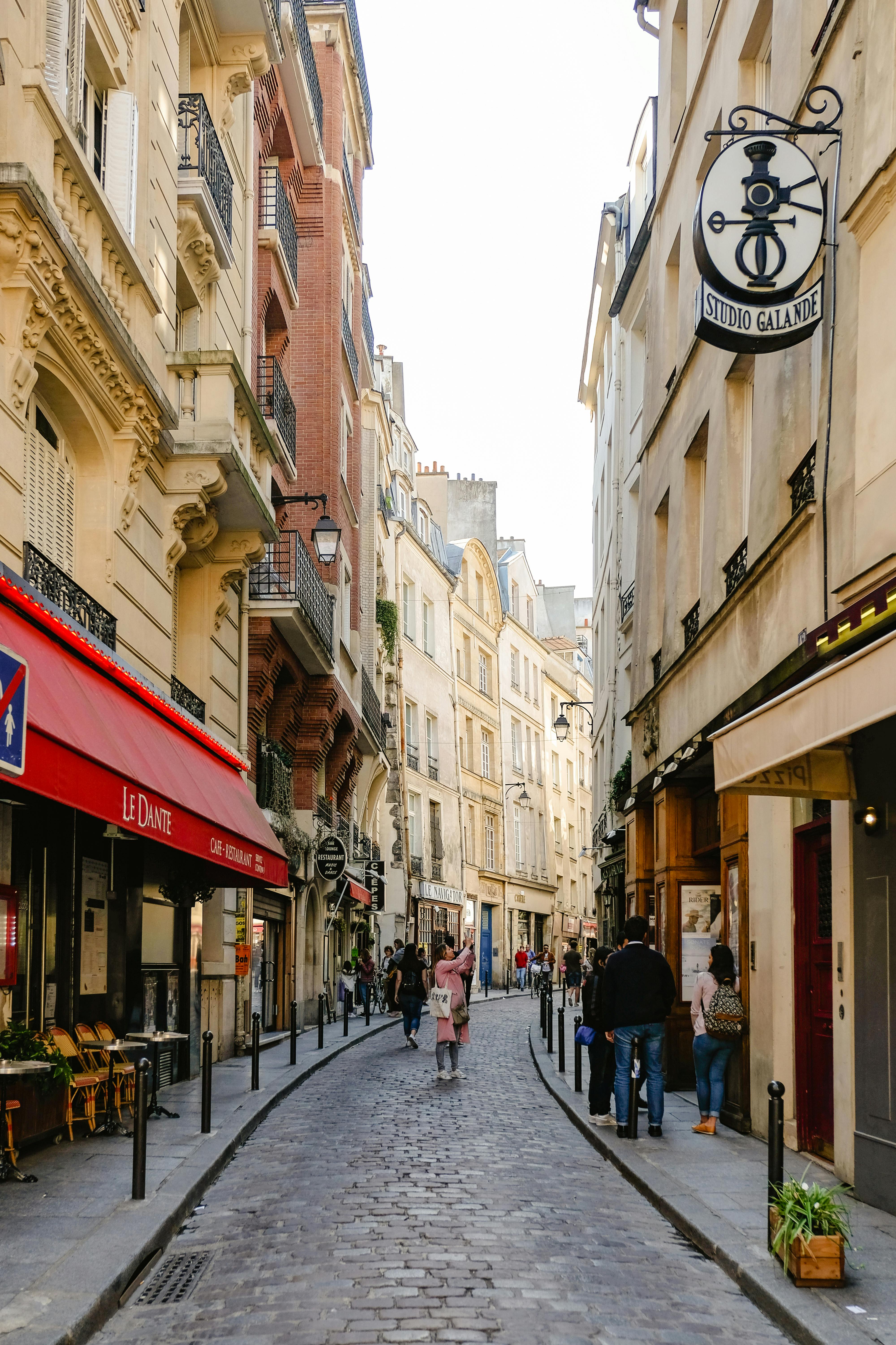 Walking in Paris streets